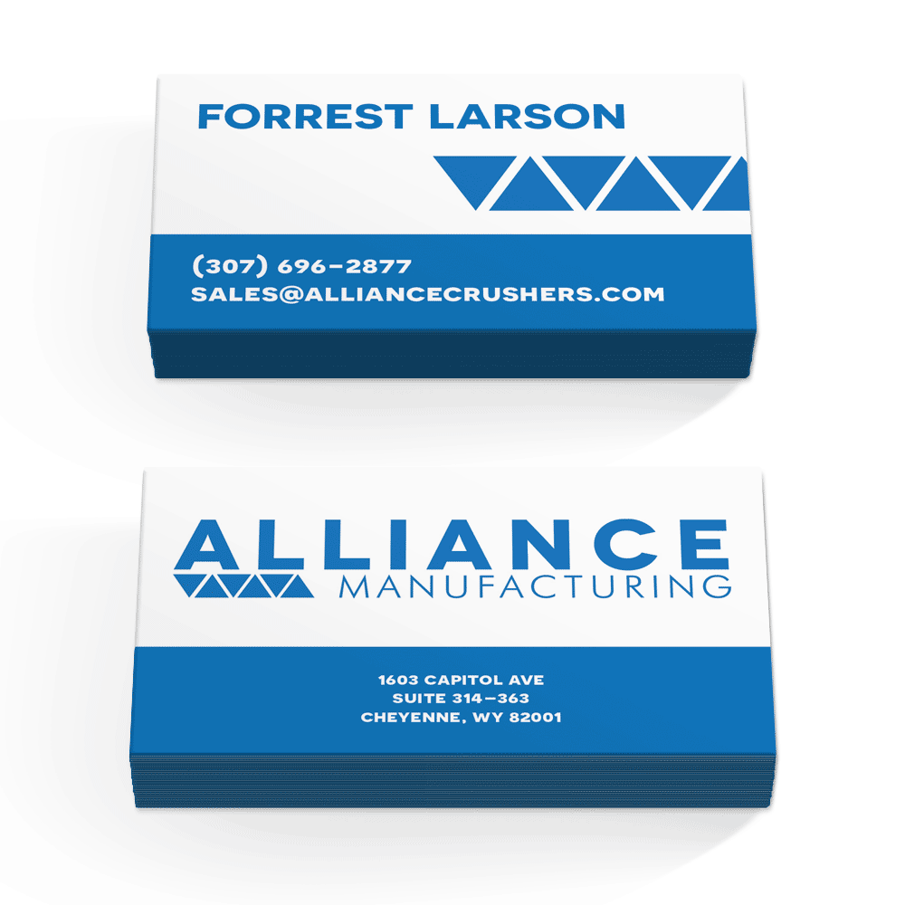 Alliance Manufacturing marketing collateral